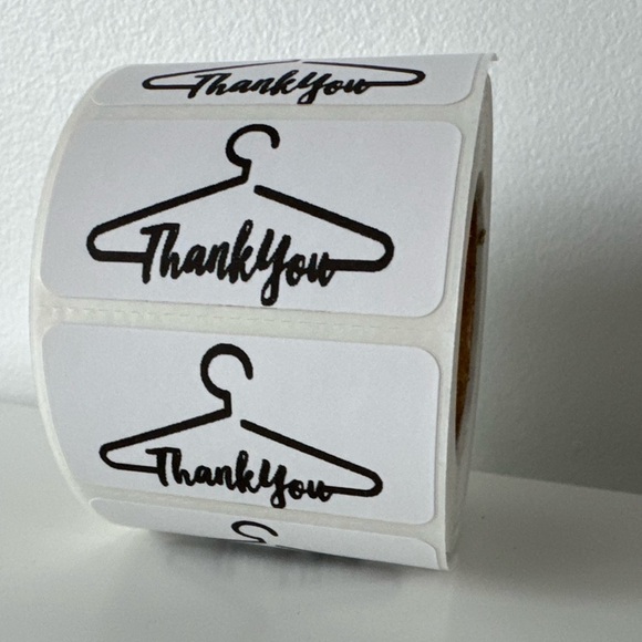 Set of 100 - Thank you / Seal Adhesive Packaging Label Stickers 2in - Picture 3 of 8
